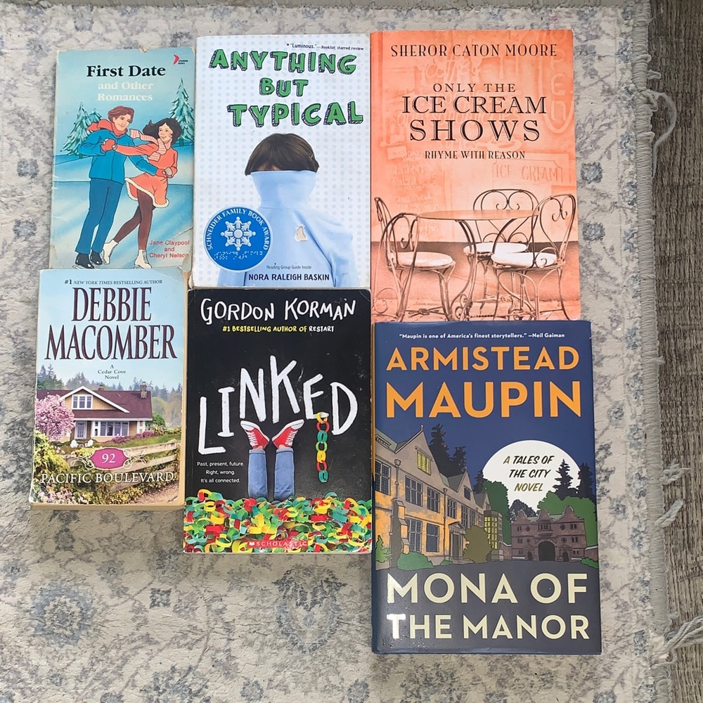 Set of 6 Books - Anything but Typical & more
